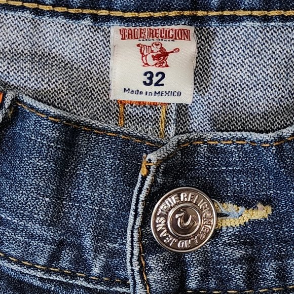 True Religion Mens Rocco Faded Flap Pocket Slim Jeans Size 32 - Picture 7 of 7